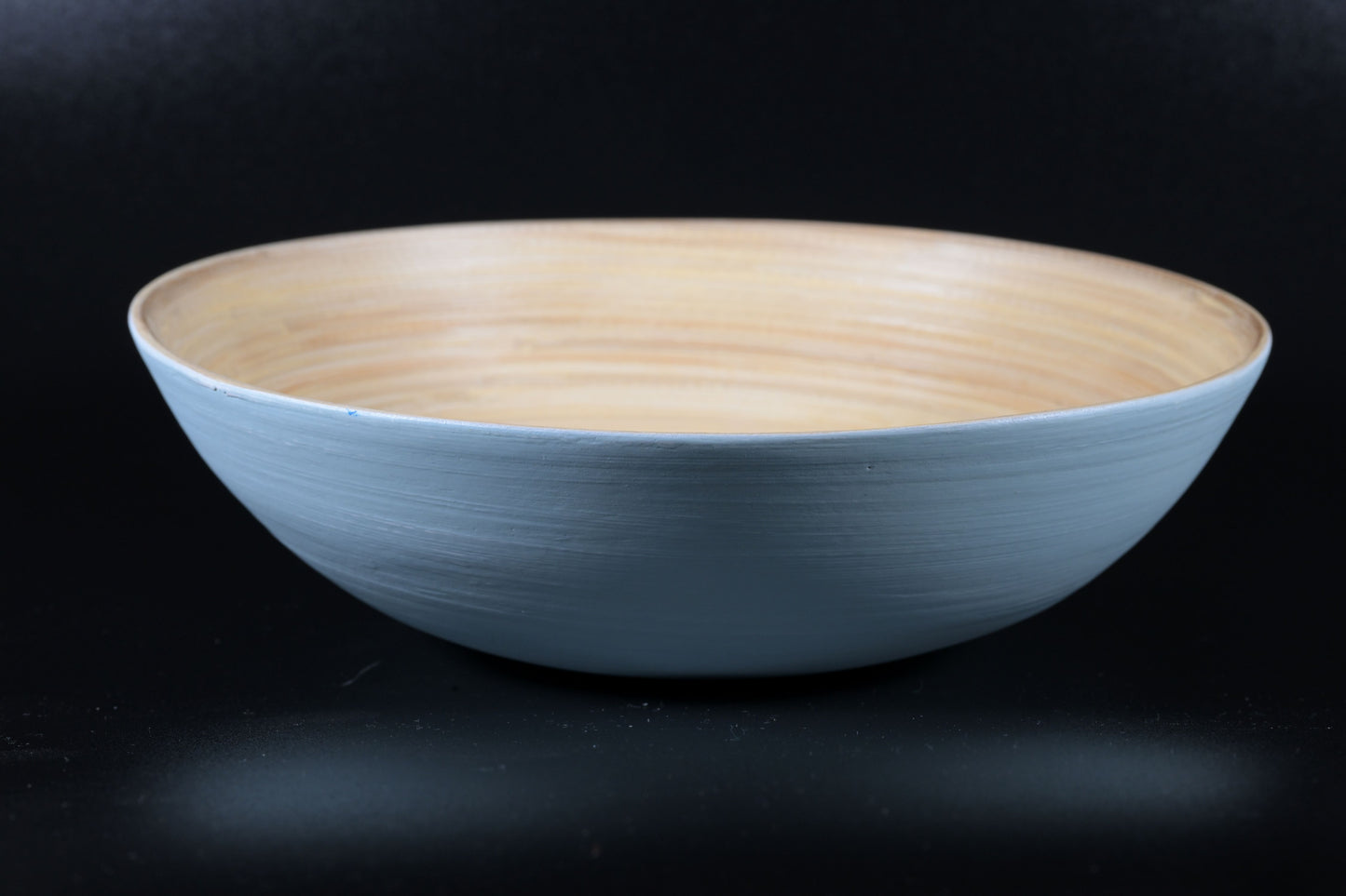 Small spun bamboo bowls
