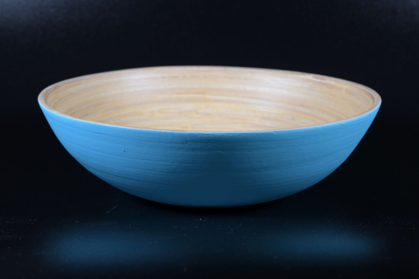 Small spun bamboo bowls