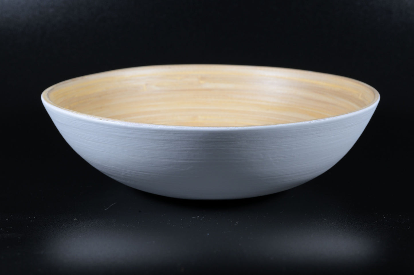 Small spun bamboo bowls